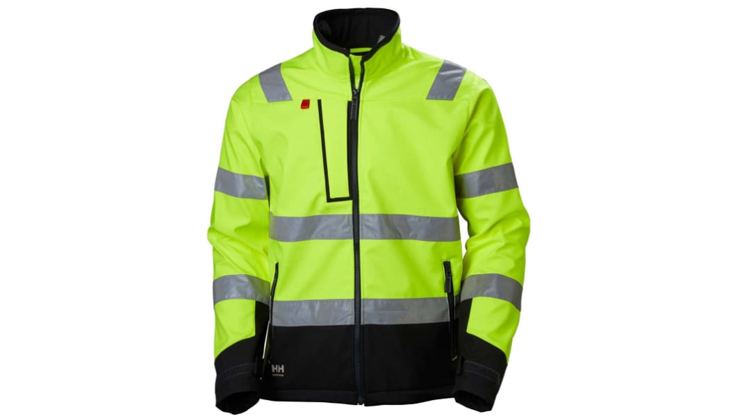 Chaqueta Softshell de alta visibilidad Unisex Helly Hansen de color Amarillo, talla L