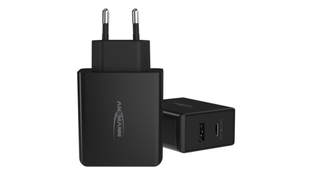 Ansmann 45W Power Brick AC/DC Adapter 5 → 20 V dc Output, 2.4 → 3A Output