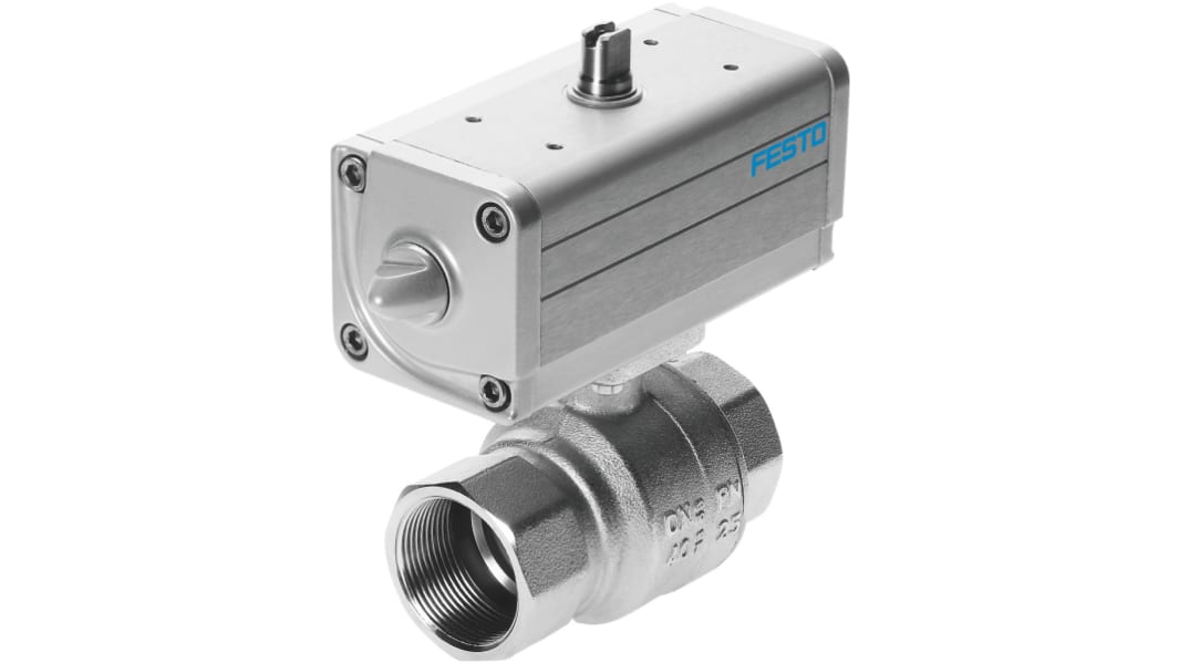 Festo 空圧作動バルブ, 3/4インチ, ボール, 40 バール, VZPR-BPD-22-R34