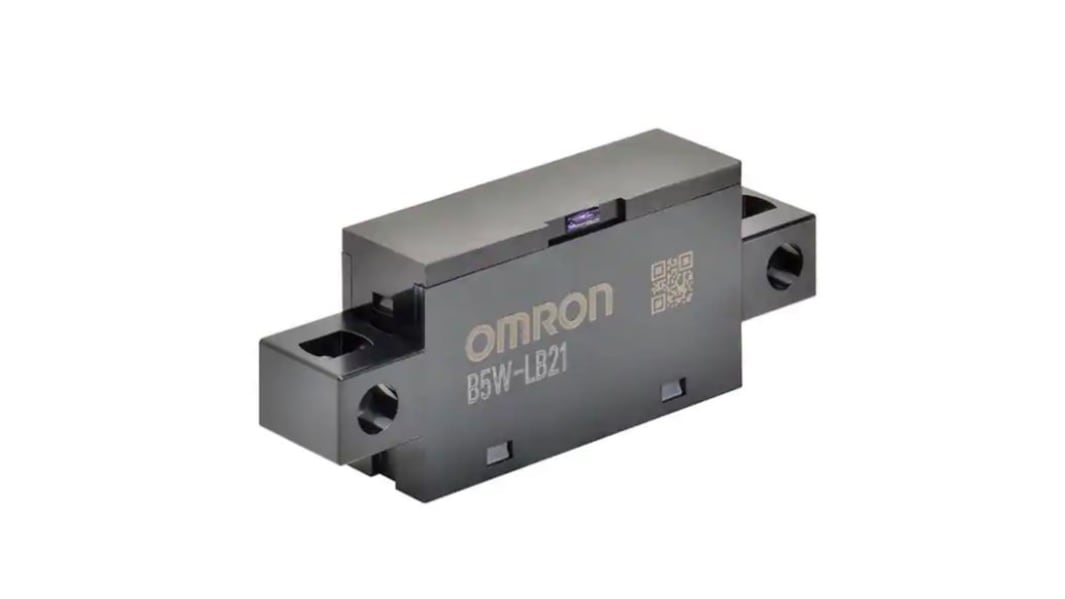 Sensore ottico a riflessione Omron B5W-LB2101-1, uscita Transistor, montaggio Attacco a vite
