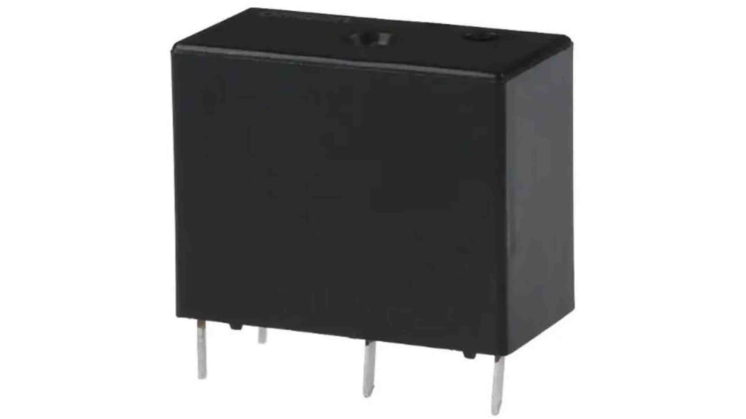 Omron PCB Mount Power Relay, 5V dc Coil, 10A Switching Current, SPDT