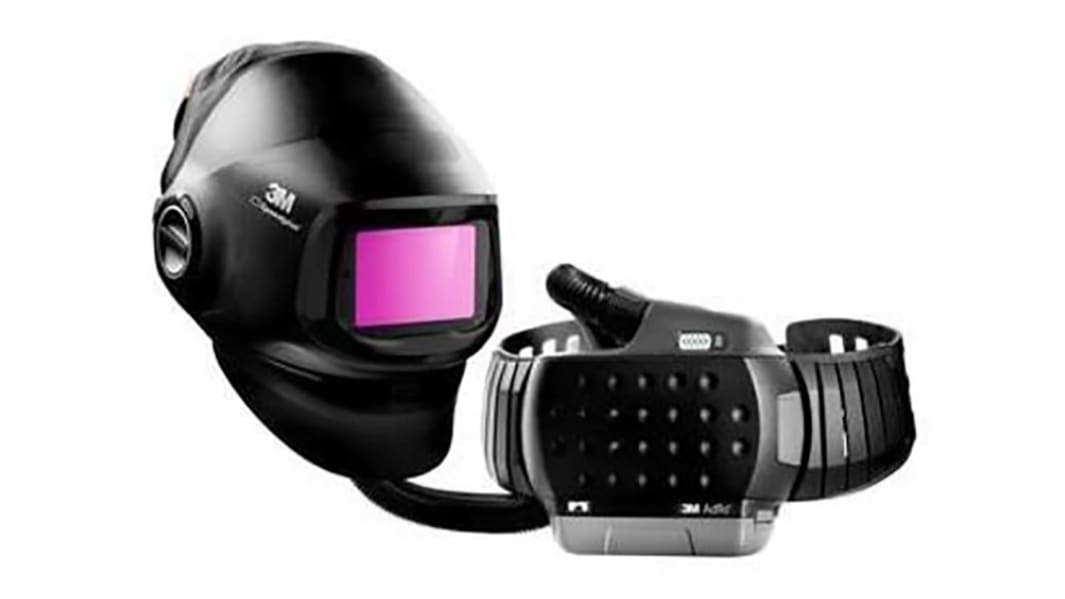 3M PC (Visierplatte), PPA (Helm, Vorderer Rahmen), PA, PP, TPE, PE (Stirnband) Speedglas G5 Schweißhelm, Visier