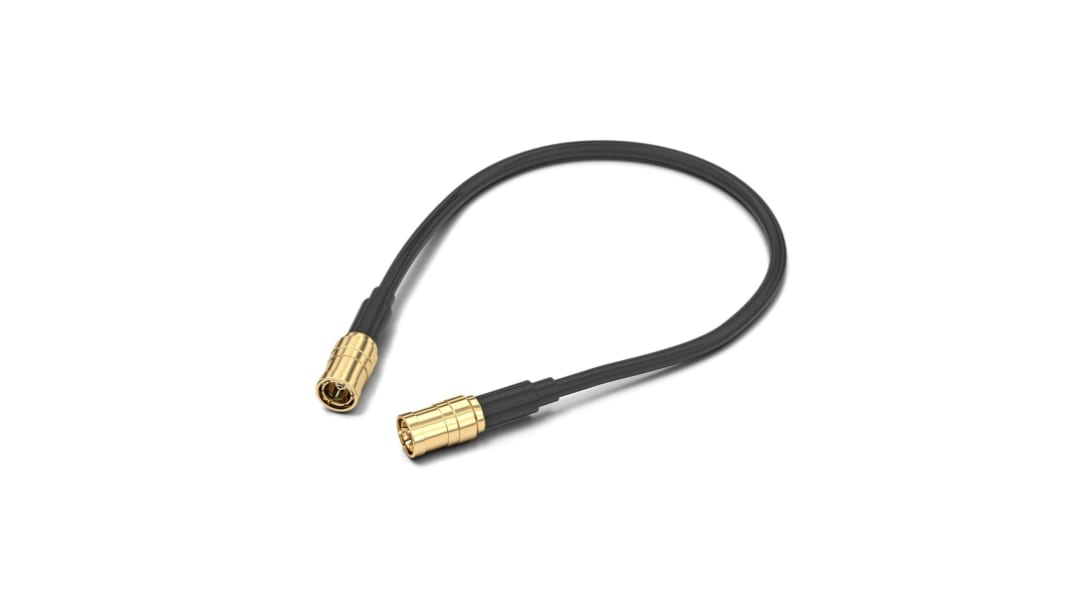 Wurth Elektronik WR-CXASY Series Male SMB to Male SMB, 152.4mm, RG174/U Coaxial, Terminated50 Ω