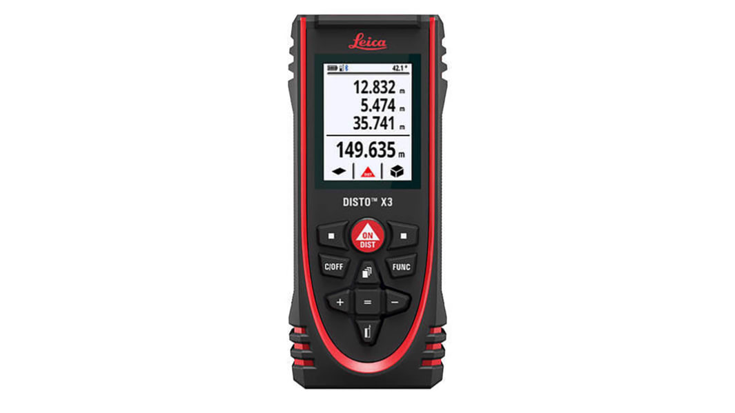 Leica DISTO X3 Laser Measure, 0.05 → 150m Range, ±1 mm Accuracy, PreCal