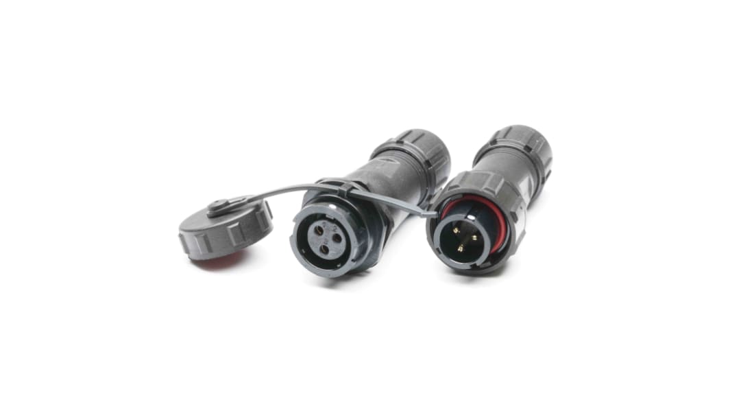 RS PRO Circular Connector, 3 Contacts, Cable MountPlug and Socket, Male and Female Contacts, IP67