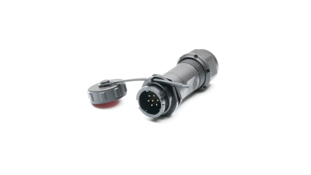 Conector circular RS PRO hembra de 7 vías macho, montaje aéreo, IP67