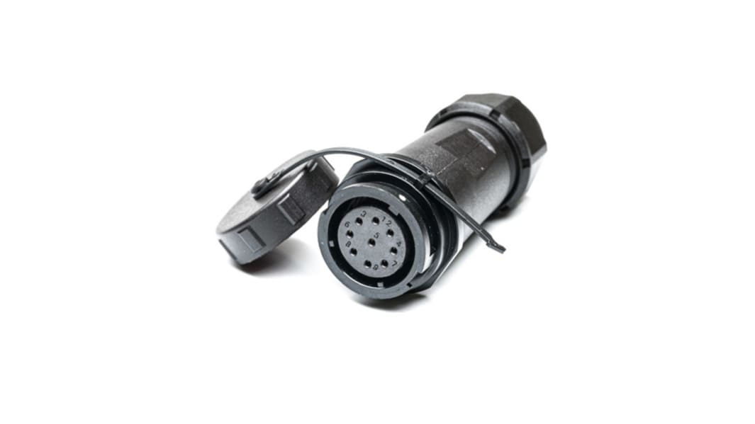 Connecteur circulaire RS PRO, Standard, 9 contacts, Montage sur câble, raccordement A souder