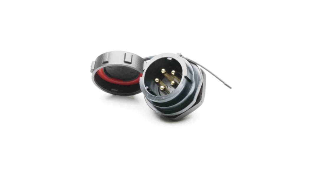 RS PRO Circular Connector, 5 Contacts, Front Mount, Socket, Male, IP67