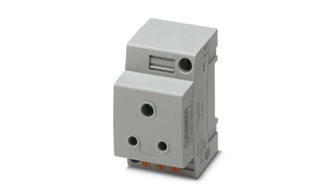 Prise secteur Femelle Phoenix Contact, 250 V, 6A, Montage sur Rail DIN