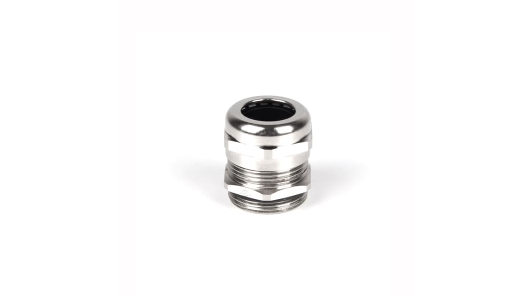 RS PRO Metallic Brass Cable Gland, PG21 Thread, 13mm min., 18mm max., IP68