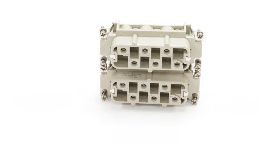 RS PRO Heavy Duty Power Connector Insert, 35A, Female, 12 Contacts