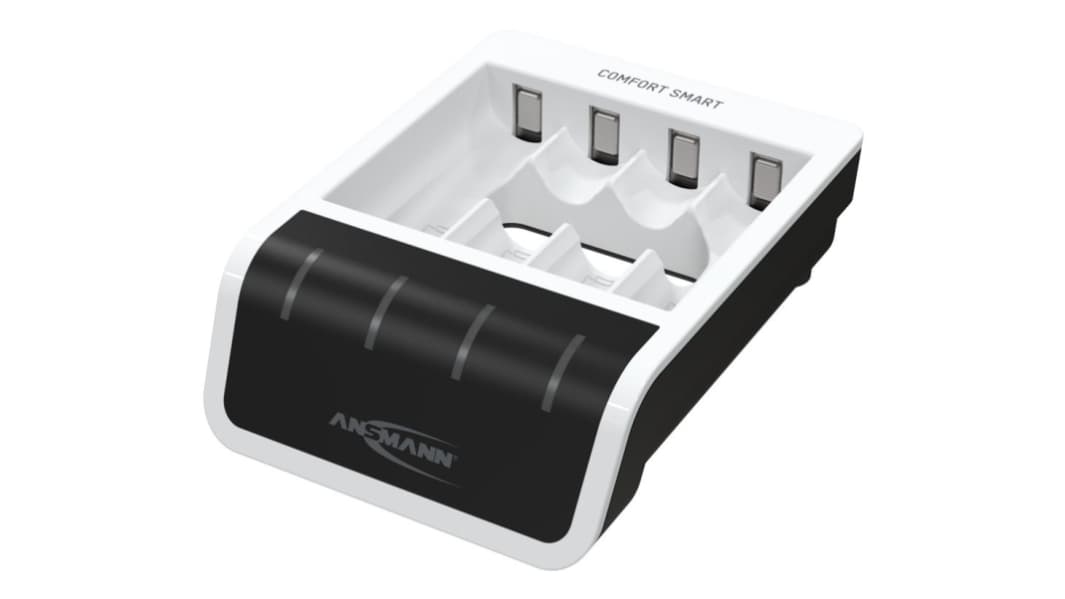 Chargeur de batterie NiMH NiMH Ansmann Comfort Smart, recharge 4 piles AA, AAA, 1.2V