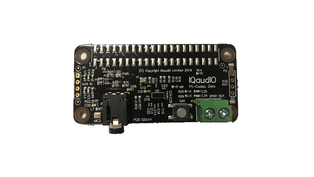 Raspberry Pi IQaudio Codec Zero