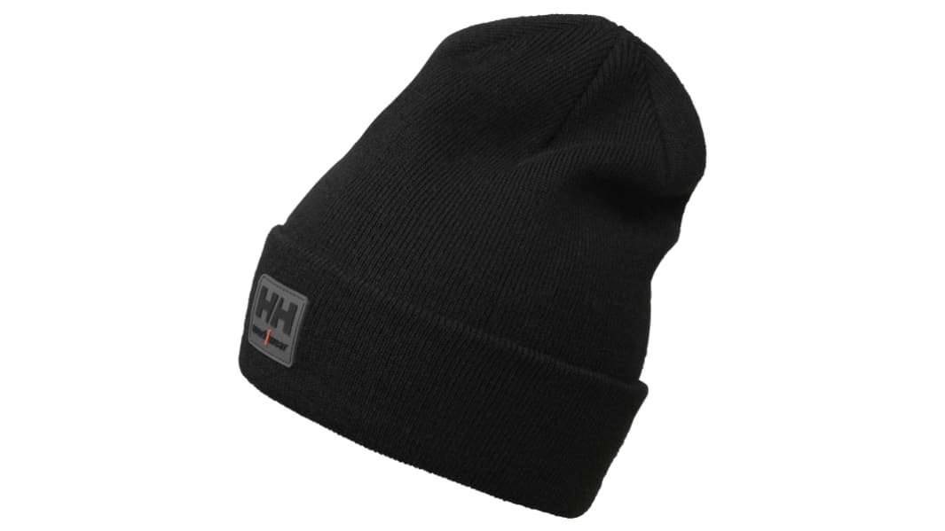 Helly Hansen Black Acrylic Knitted Beanie