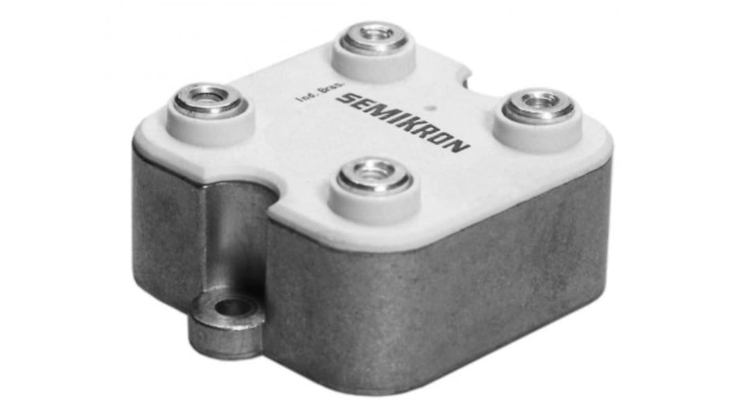 Raddrizzatore a ponte, Trifase, Semikron Danfoss, Ifwd 30A, VRRM 1200V, G 13, Montaggio a pannello, 5 Pin