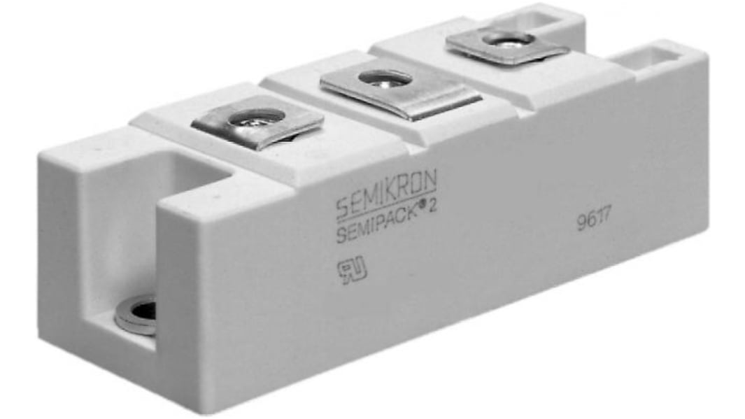 Semikron Danfoss Tafelmontage Diode , 1200V / 310A, 3-Pin A 23