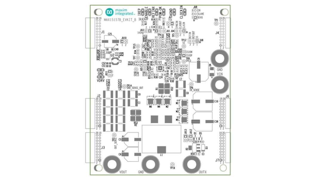 Maxim Integrated MAX15157B Evaluierungsbausatz, Evaluation Kit Schaltregler