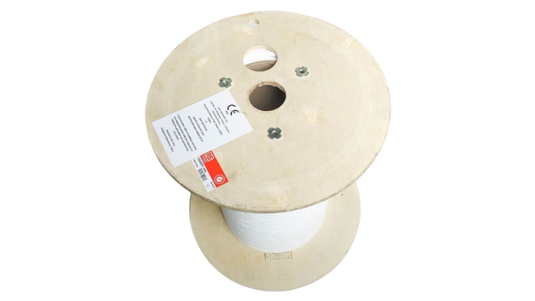 RS PRO, 100m Cat7a, White, S/FTP Shielded, Unterminated LSZH Sheath