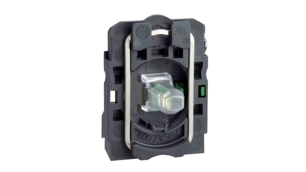 Schneider Electric ZB5 Lichtblock Anzeigenblock LED Rot beleuchtet 1 Schließer 120V Schraubanschluss