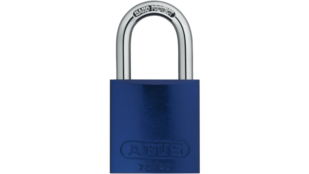 ABUS Key Weatherproof Aluminium Padlock, Keyed Alike, 6mm Shackle, 38.5mm Body