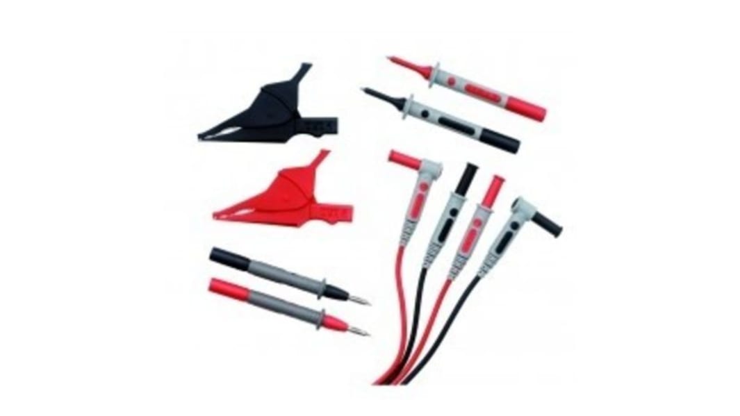 Chauvin Arnoux Messleitungssatz mit Stecker, CAT III, CAT IV