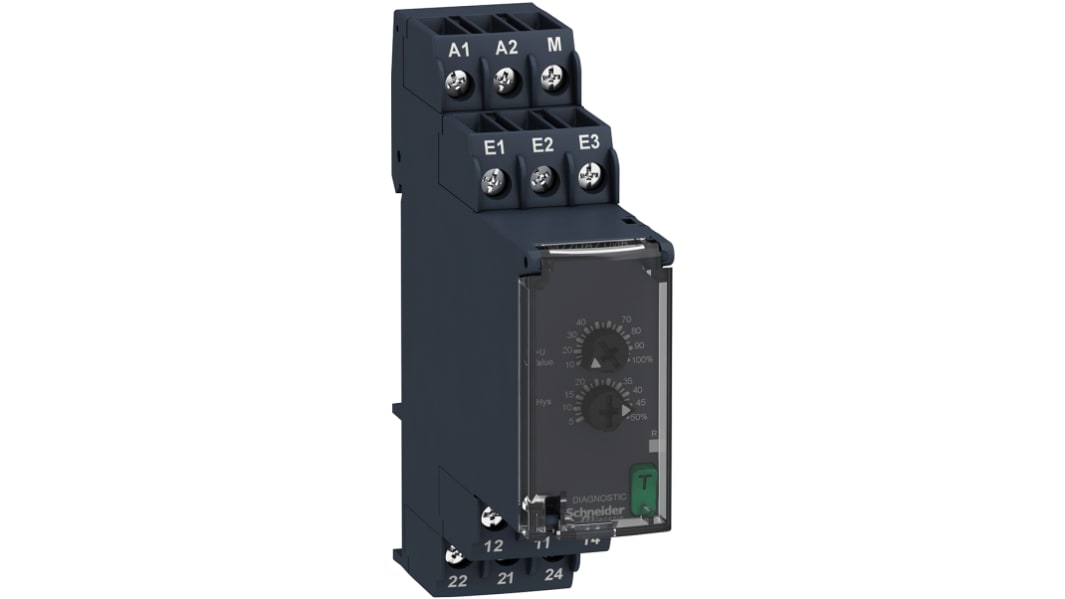 Schneider Electric モニタリングリレー, DPDT, RM22UA21MR