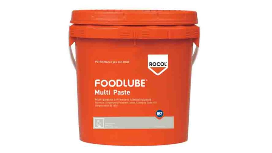 Graisse Synthétique Rocol Foodlube® Multipaste, Seau de 5 kg NSF