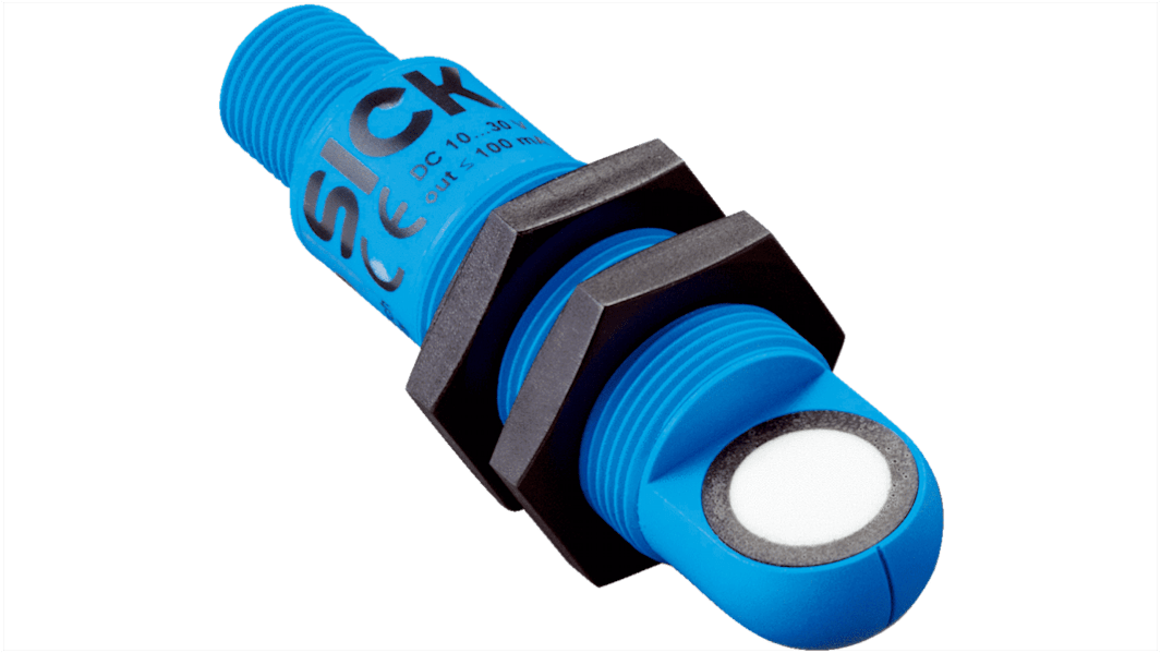 Capteur de proximité SICK, M18, Détection 250 mm, PNP NO, 10 → 30 V c.c.