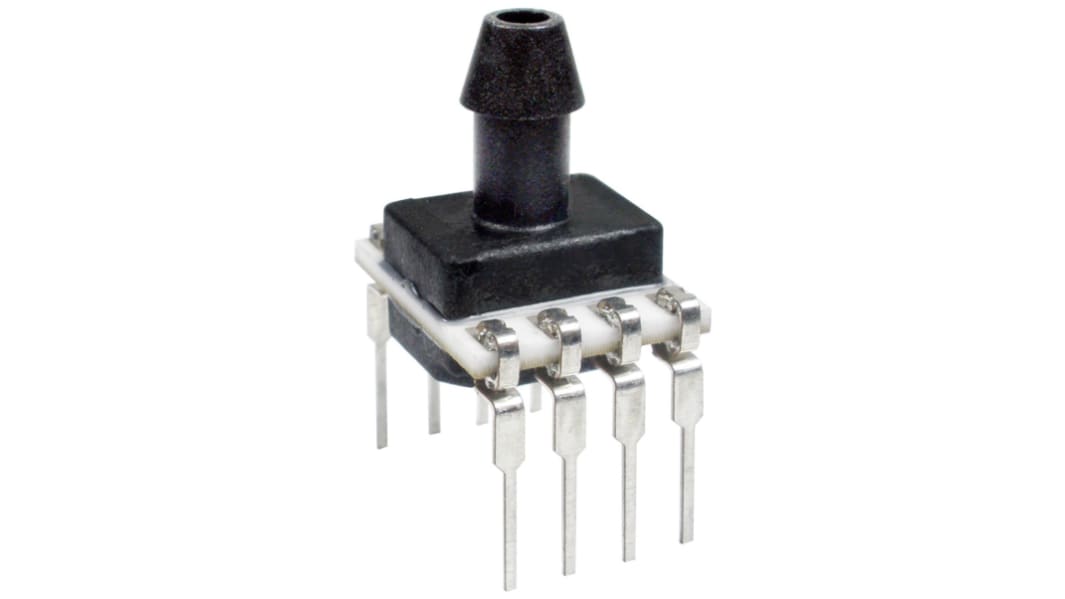 Honeywell Absolute Pressure Sensor, 15psi Operating Max, Through-Hole Mount, 8-Pin, DIP