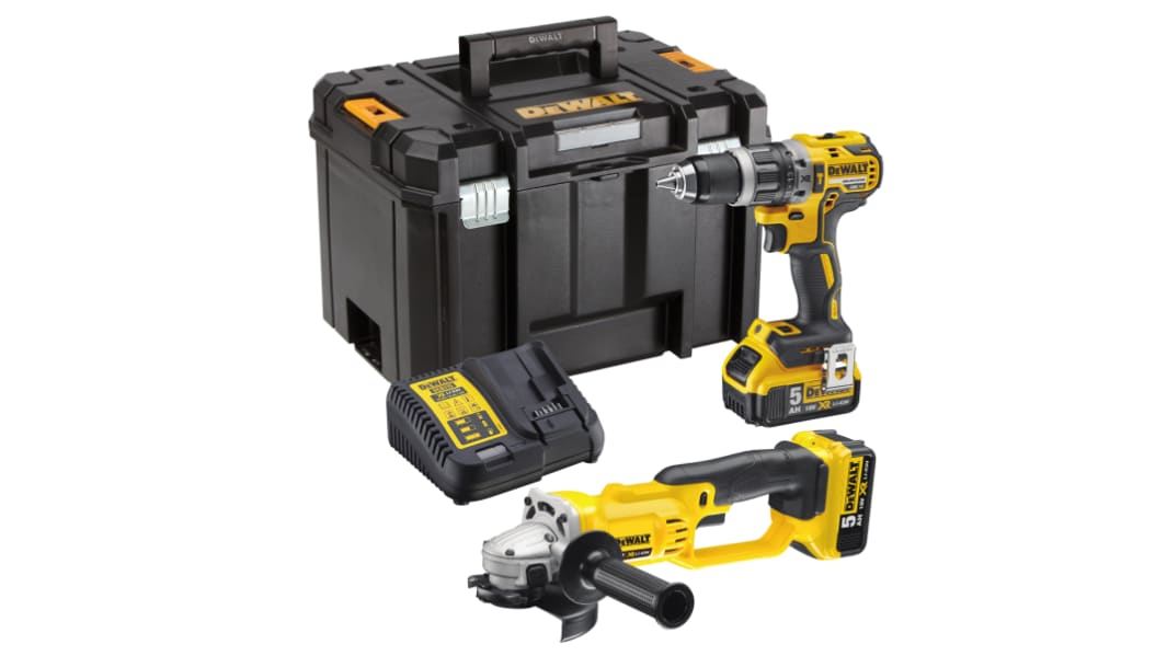 DeWALT DCK209P2T-GB, 18V Cordless Power Tool Kit - Cordless Power Tools Kit, Type G - British 3-Pin