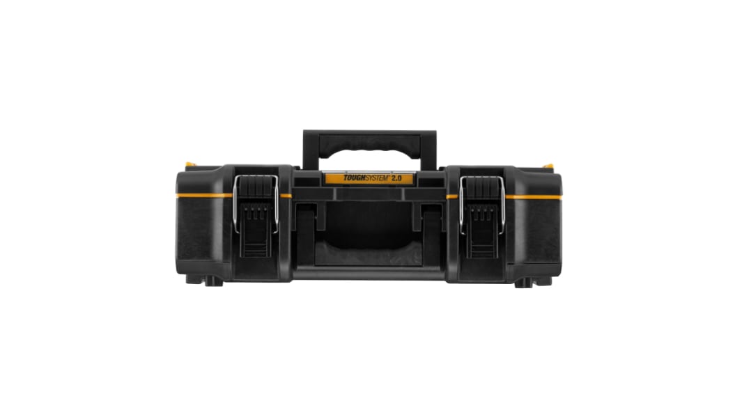 DeWALT TOUGHSYSTEM 2.0 Plastic Tool Box, 371 x 554 x 165mm