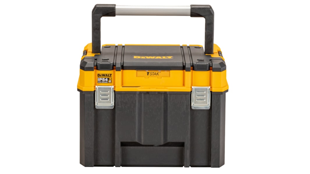 DeWALT TSTAK Organiser Top Deep Box Plastic Tool Box, 440 x 440 x 323mm