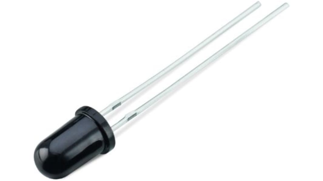 1540051NC2590 Wurth Elektronik, WL-TTRB 25 ° IR Phototransistor, Through Hole 2-Pin 5mm (T-1 3/4) package