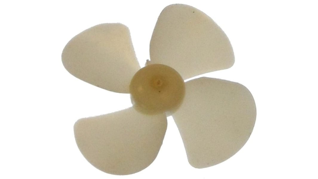 51mm White Four Blade Miniature Impeller