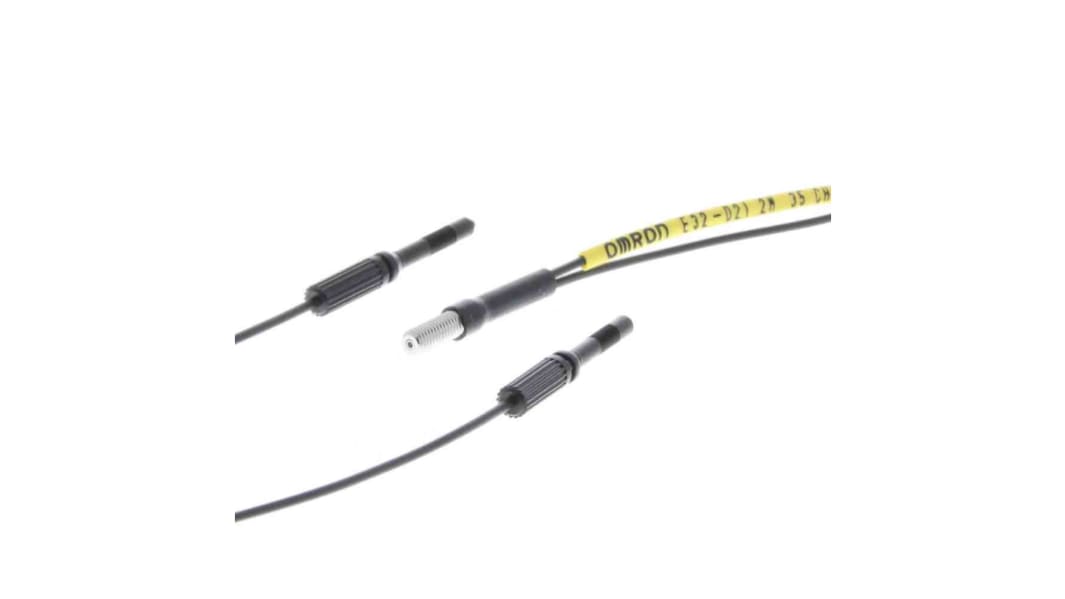 Sensor de fibra óptica de plástico Omron, alcance 390 mm, IP67