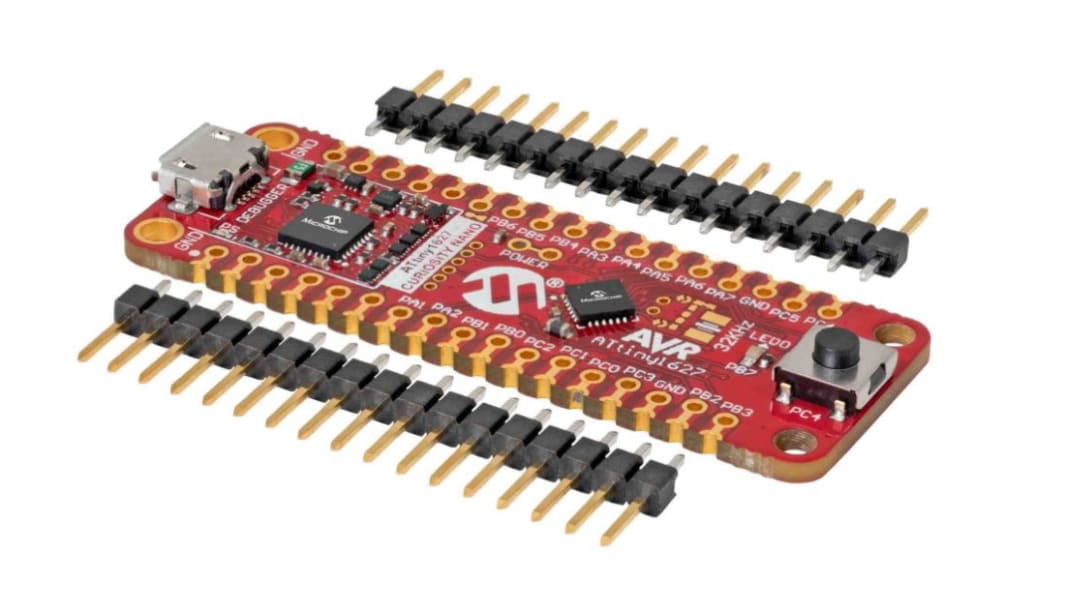 Microchip ATtiny1627 Curiosity Nano Microcontroller Development Kit