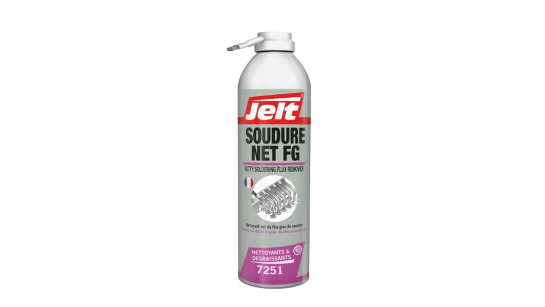 Jelt SOUDURE NET FG 650ml Aerosol Lead Free Solder Flux Remover