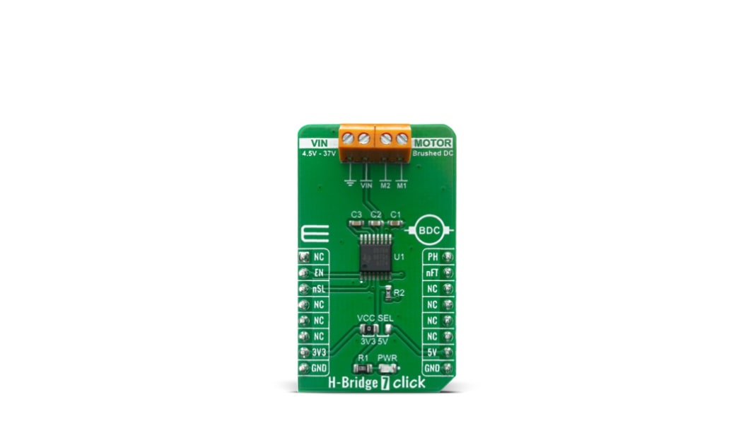MikroElektronika H-BRIDGE 7 CLICK Power Management for DRV8876N for DRV8876N