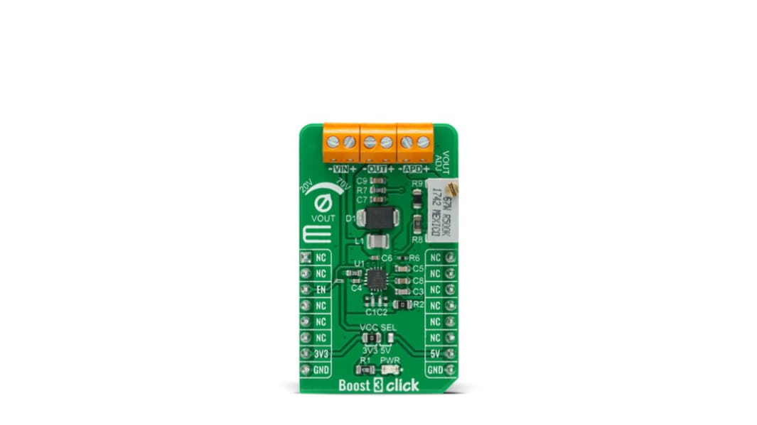 Convertidor de aumento MikroElektronika BOOST 3 Click - MIKROE-4287