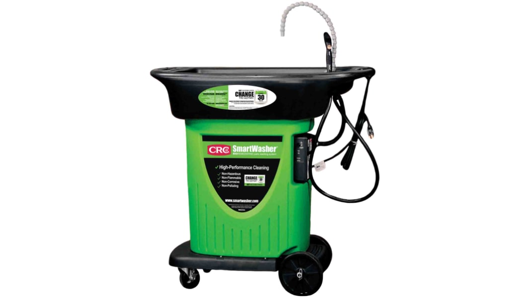 CRC SW-23 60L Parts Washer, 180kg max Load, 1080L/h flow rate, 40 → 46°C