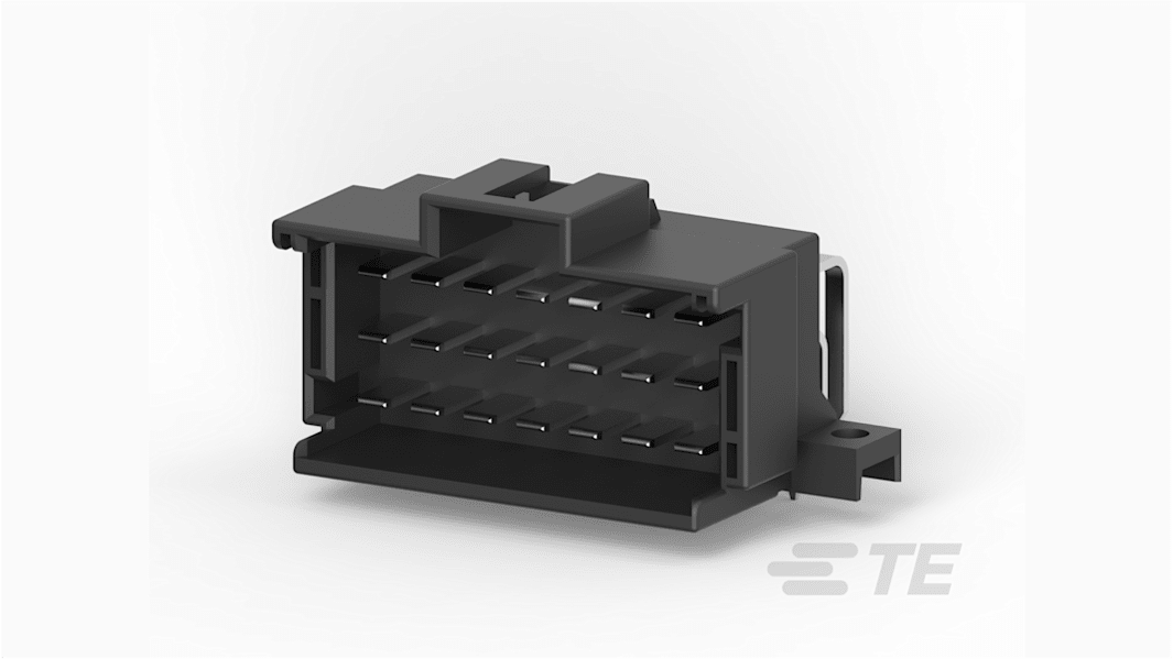 TE Connectivity AMP MCP, 21P , 3 Rangées Connecteur automobile type Embase automobile
