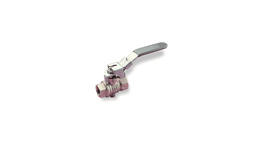 Valvola a sfera in Ottone nichelato Norgren, 1/2poll