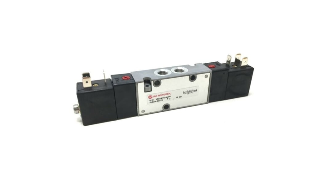 Norgren V60 Pneumatik-Magnetventil Inline, Magnet/Magnet-betätigt