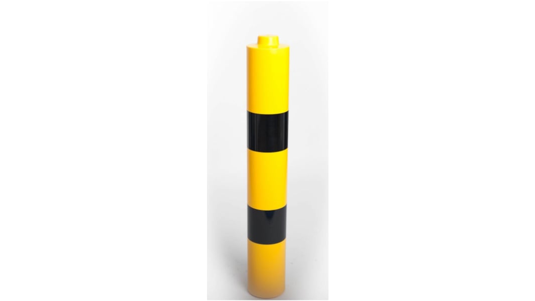 Espuma protectora de esquinas Addgards de Plástico Negro, amarillo, long. 1200mm, Ø 183mm