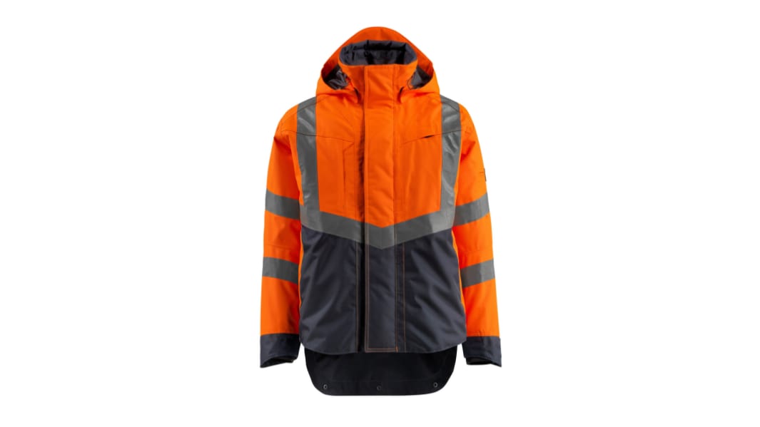 Mascot Workwear HARLOW Orange/Navy Unisex Hi Vis Jacket, M