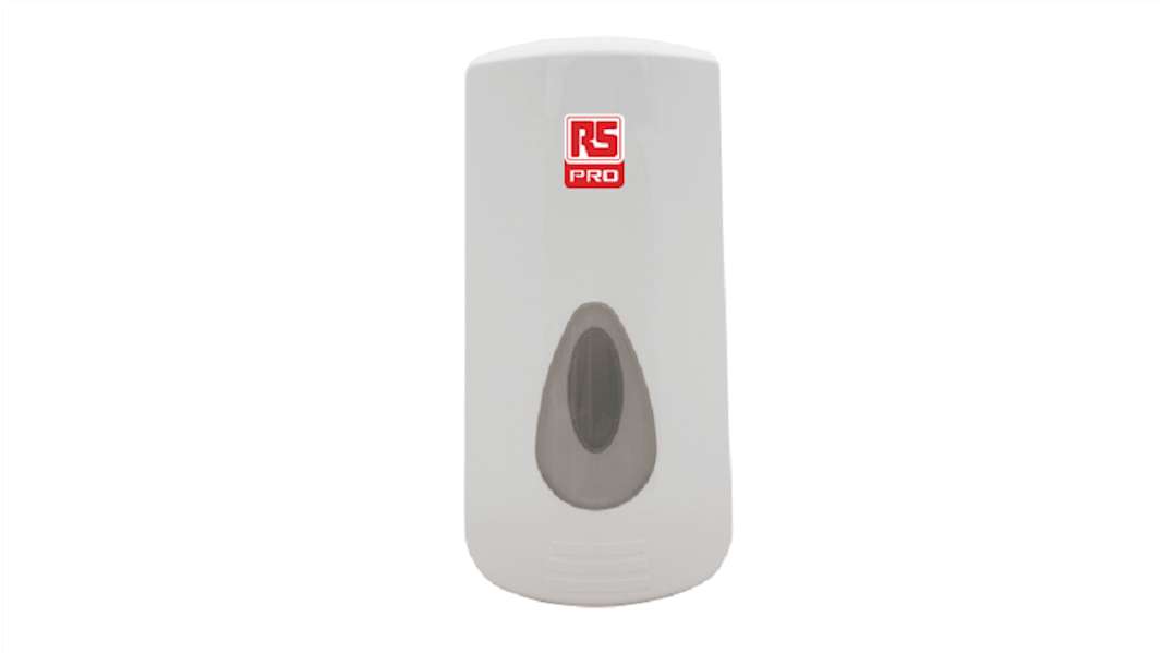 RS PRO 2L Wall Mounted Soap Dispenser for RS PRO Bulk Refill Bottles (excluding Foaming Hand Cleaner)