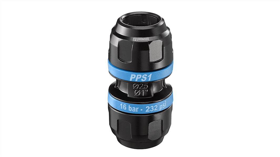 PREVOST 16bar Aluminium Equal Union, 20mm outside diameter