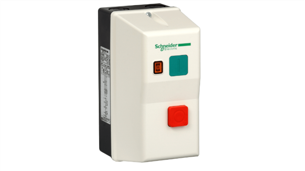 Démarreur DOL Direct, triphasé Schneider Electric TeSys, 0,55 kW 220 V c.a. 1,8 A