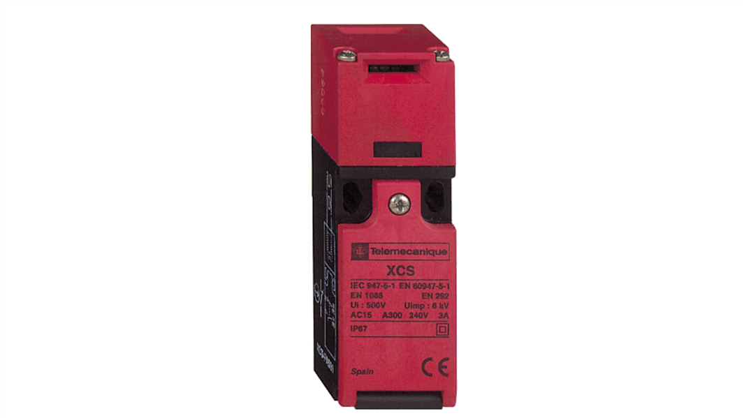 Telemecanique Sensors XCS Safety Interlock Switch, 2NC, Keyed, Plastic