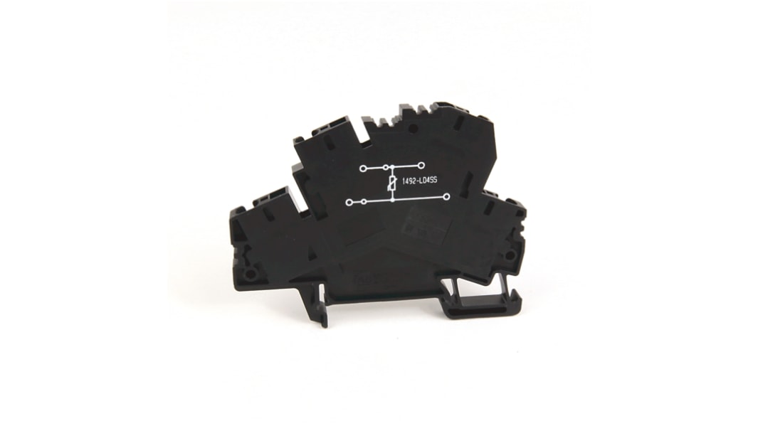 Allen Bradley 1492-LD4SS 1492 Series Black, 4mm², Spring Clamp Termination